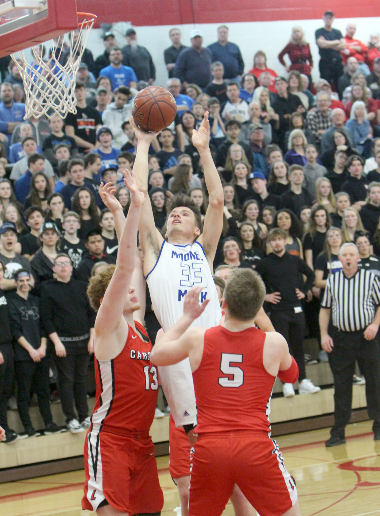 McDonell boys basketball vs Luck at Chi-Hi 3-9-19